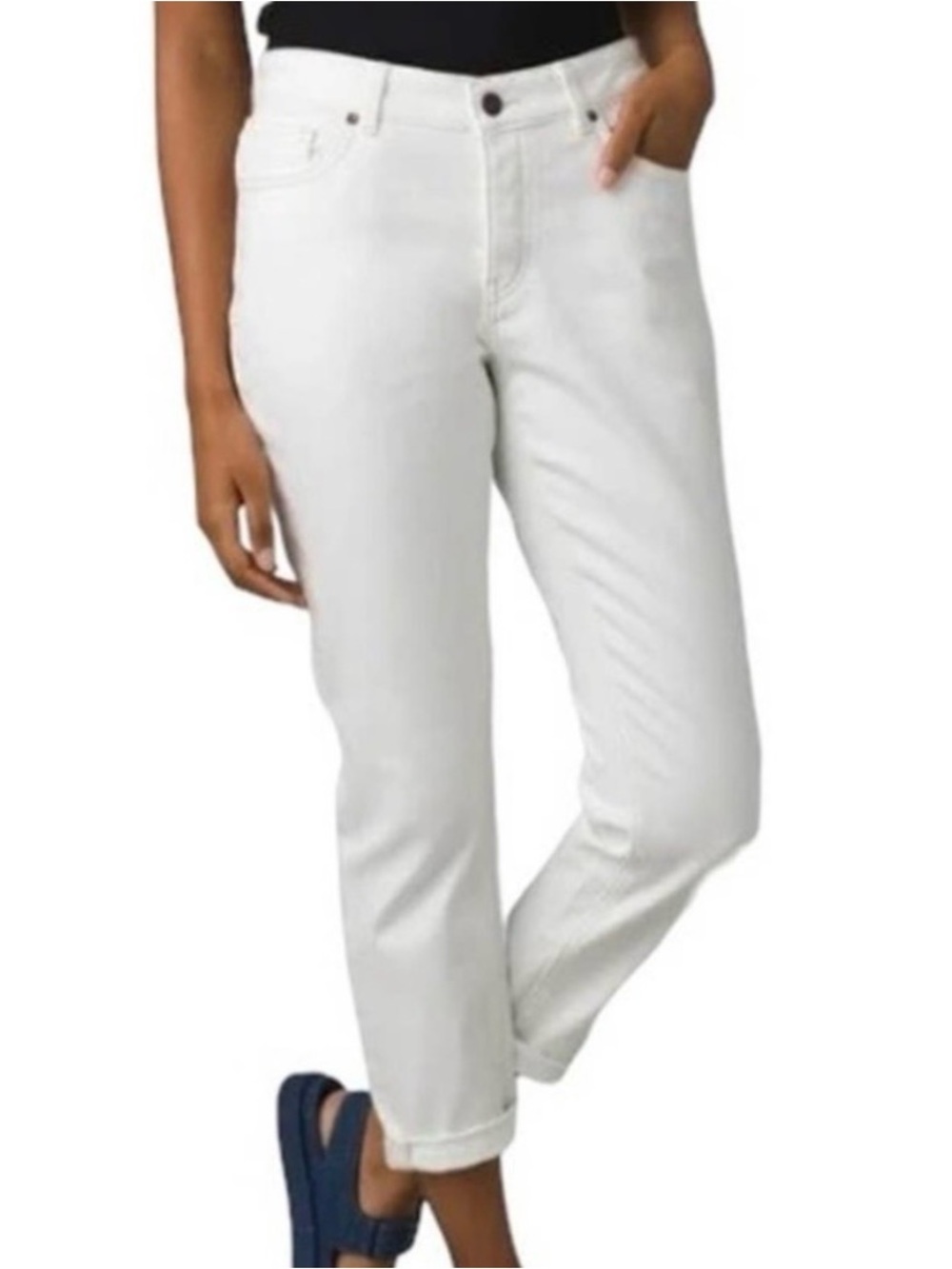 Prana White Buxton Jeans size 12/31